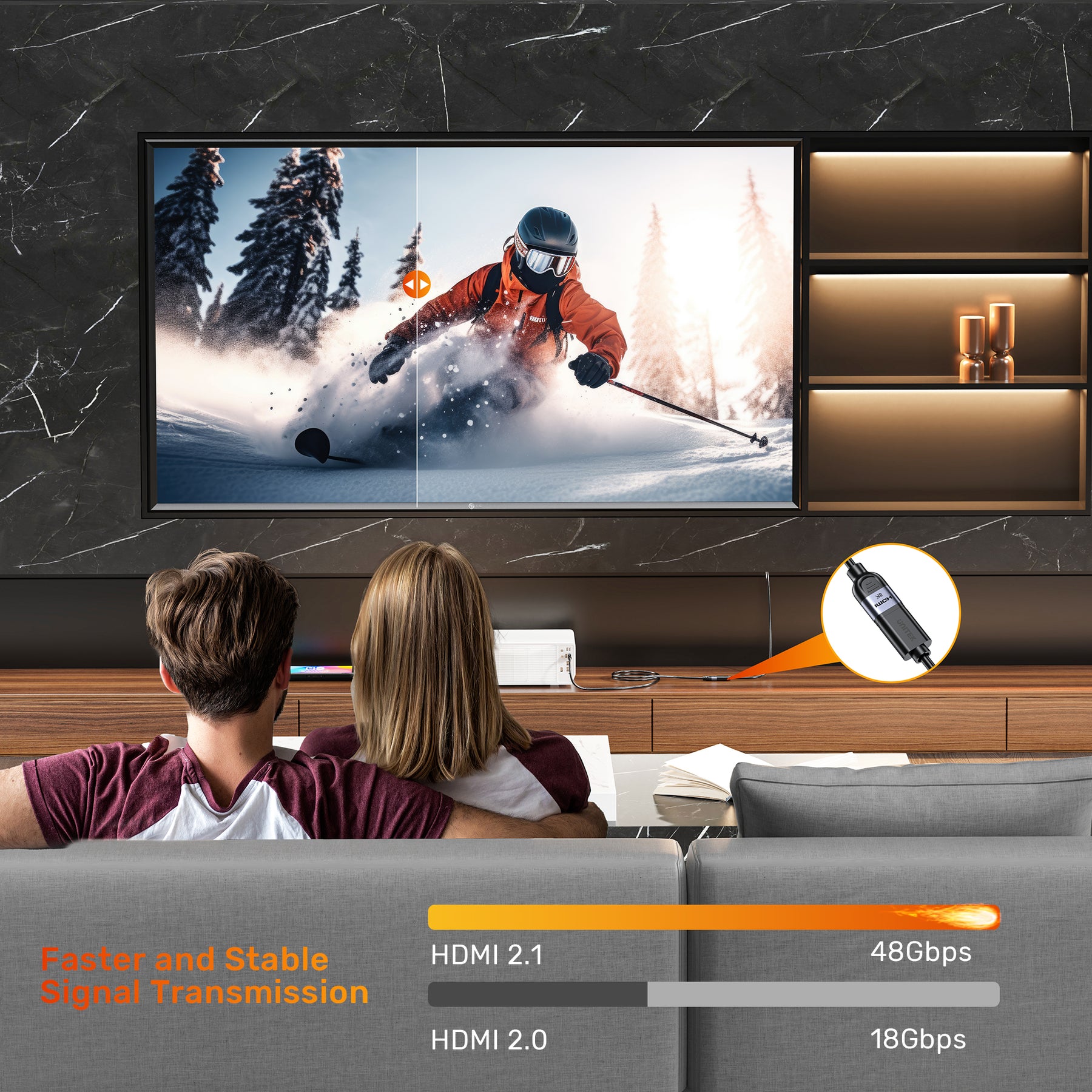 Ultra Stream 8K HDMI Extension Cable