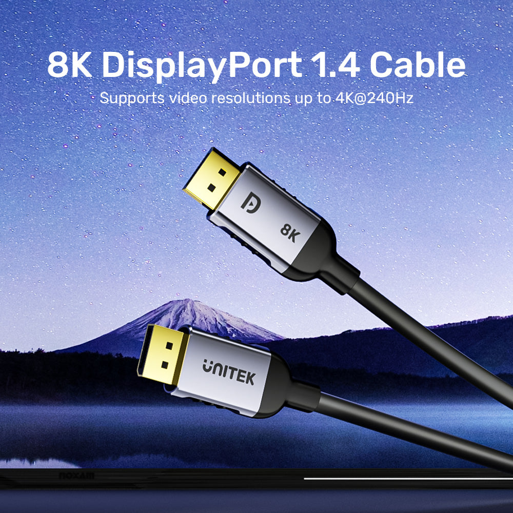 8K DisplayPort 1.4 影音線