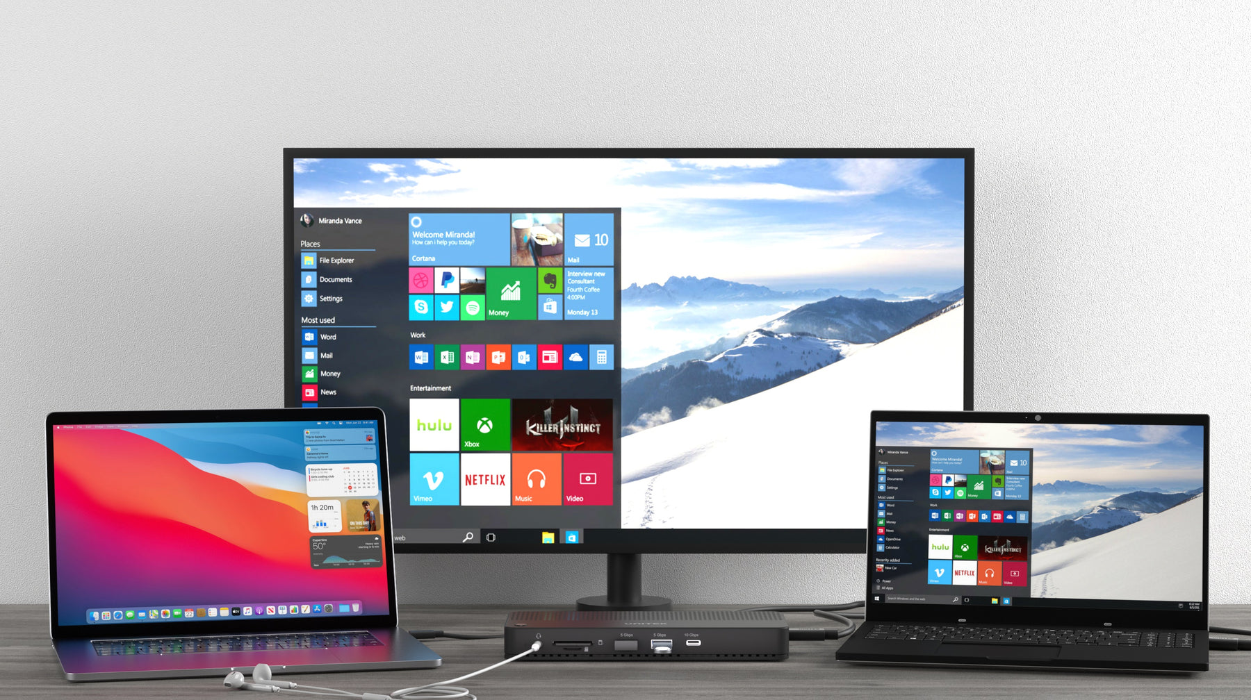 USB-C 4K KVM Docking Station
