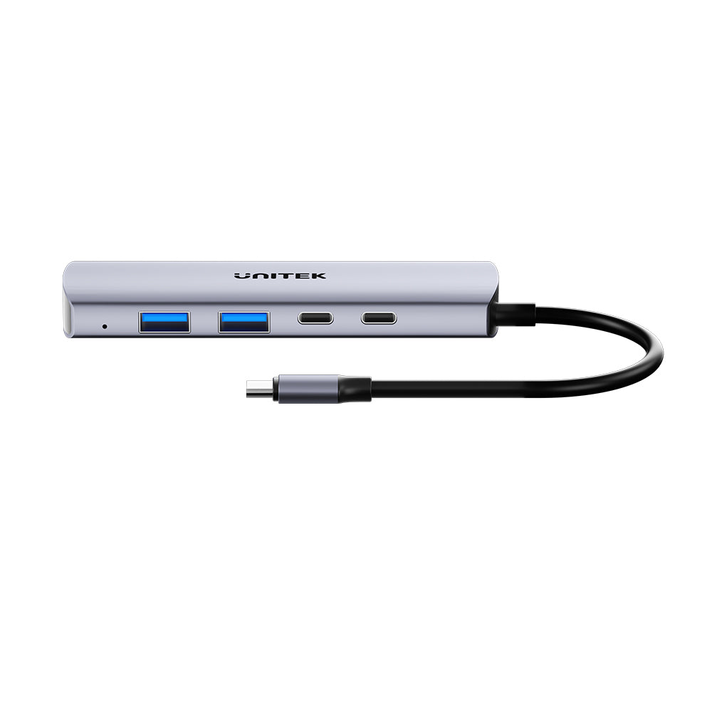 uHUB Q4 4合1 10Gbps USB-C 集線器連2個USB-A和2個USB-C端口