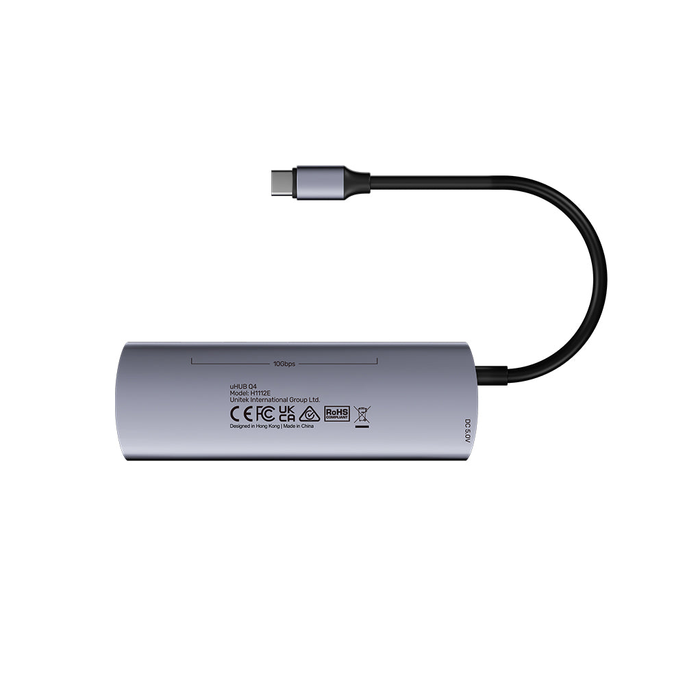 uHUB Q4 4合1 10Gbps USB-C 集線器連 4 個 USB-A端口