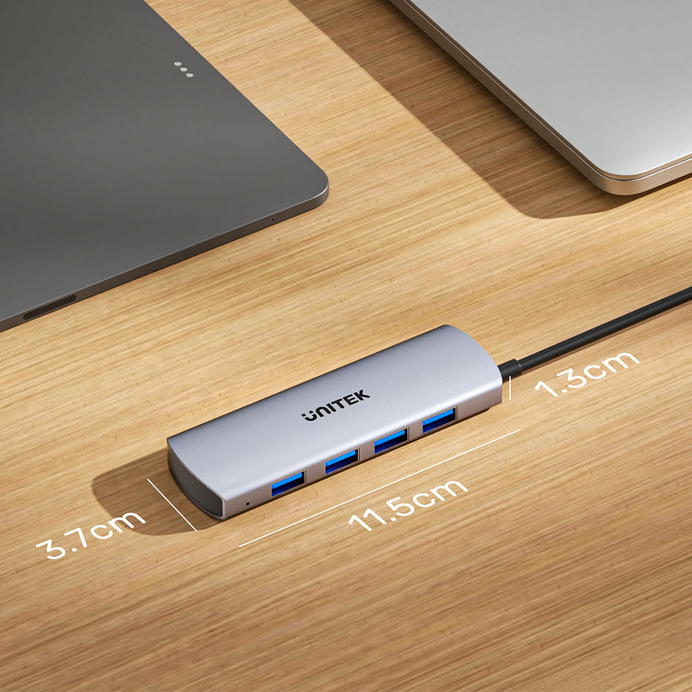 uHUB Q4 4合1 10Gbps USB-C 集線器連 4 個 USB-A端口