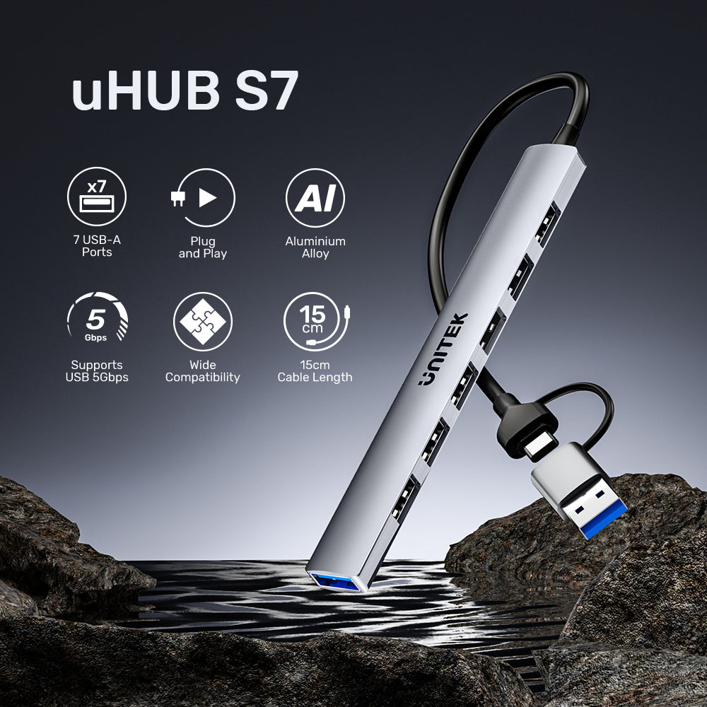 uHUBS7 7 合 1 集線器
