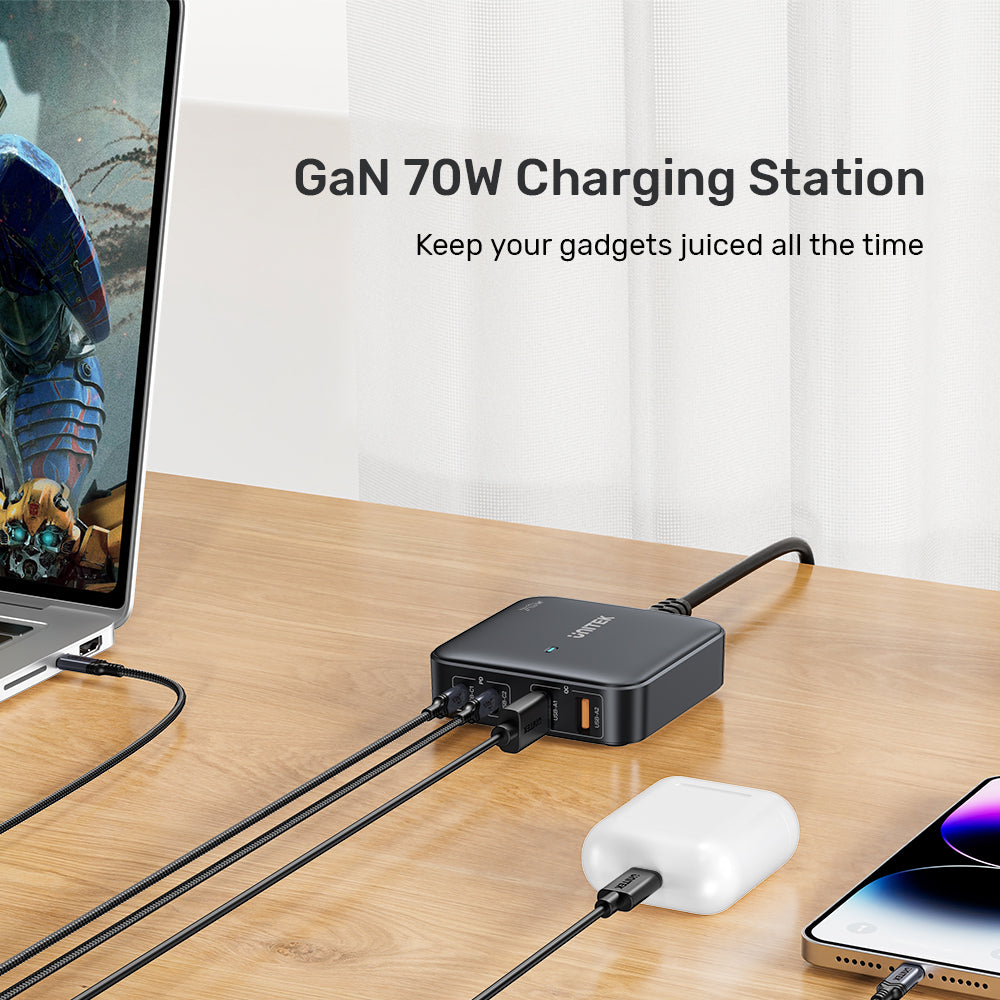 70W 桌面氮化鎵充電器
