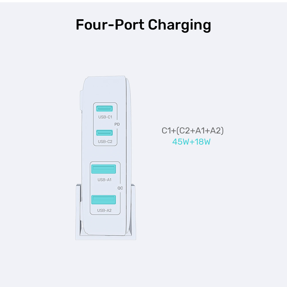 70W 桌面氮化鎵充電器