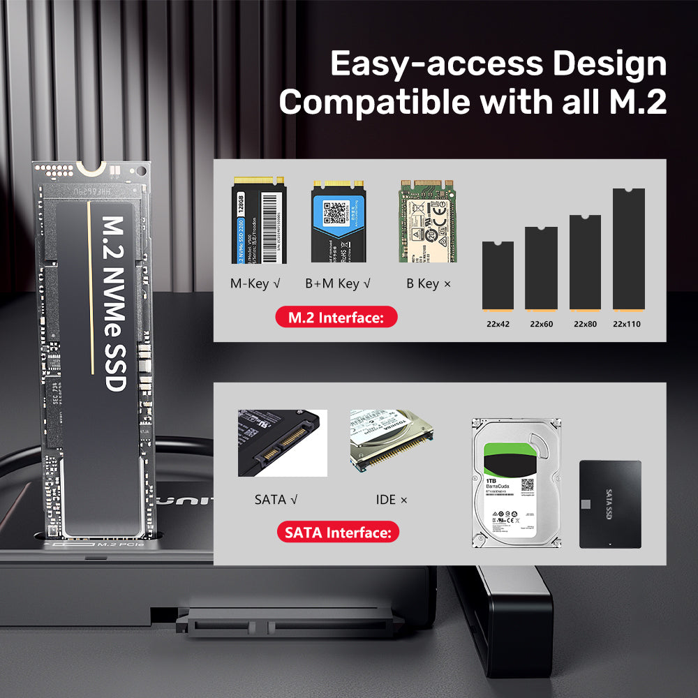 NVMe M.2 SSD Enclosure Adapter