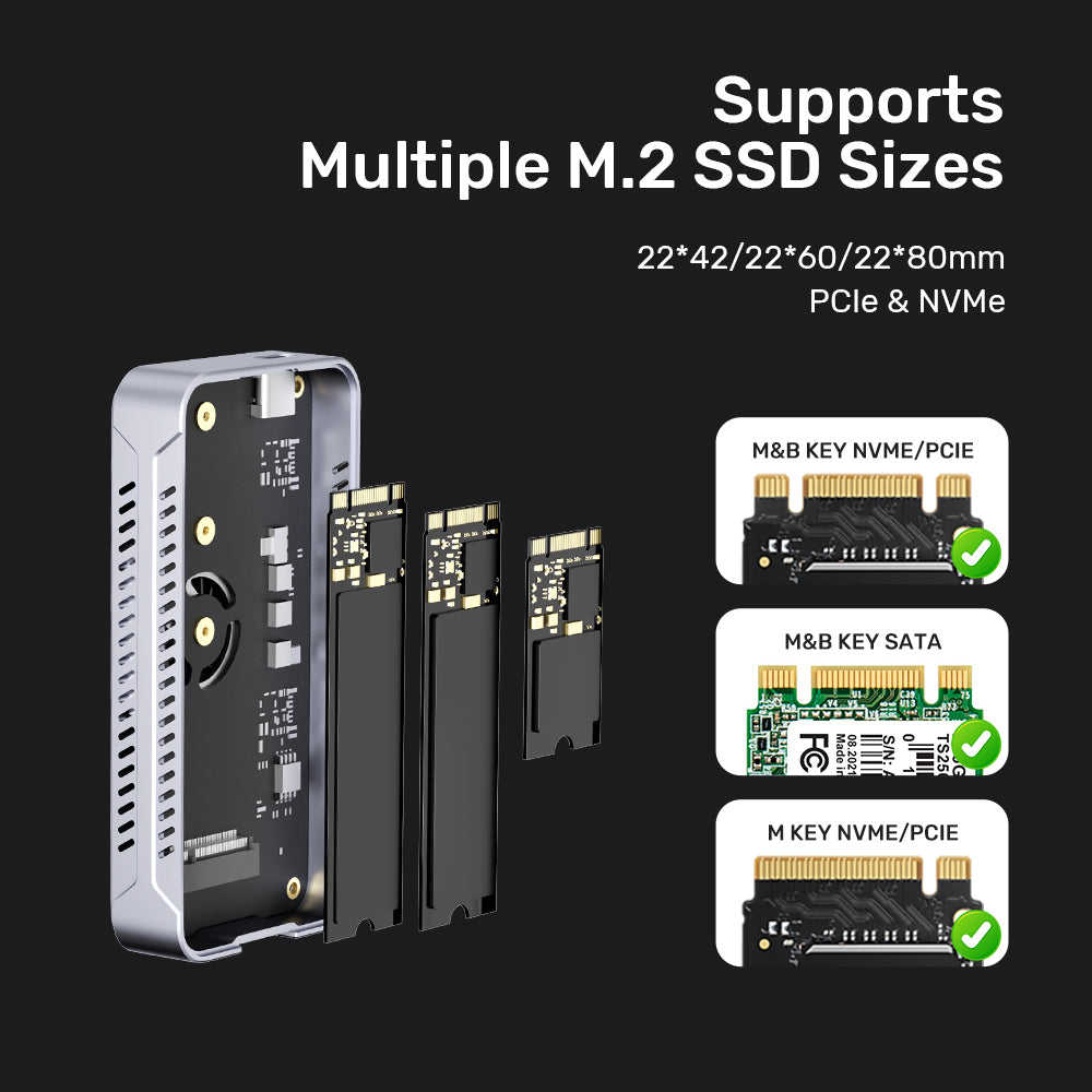 SolidForce Reefer TurboCool USB4 40Gbps M.2 SSD 硬碟盒連散熱風扇