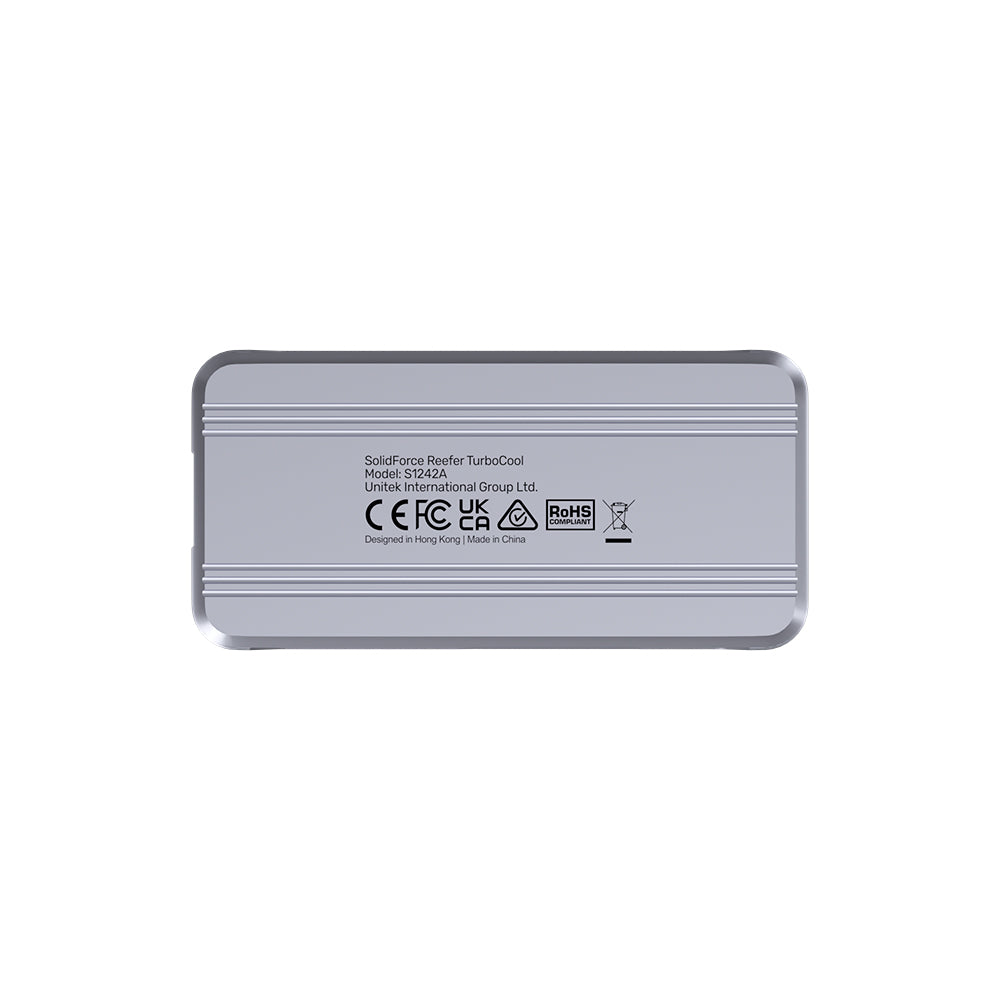SolidForce Reefer TurboCool USB4 40Gbps M.2 SSD 硬碟盒連散熱風扇