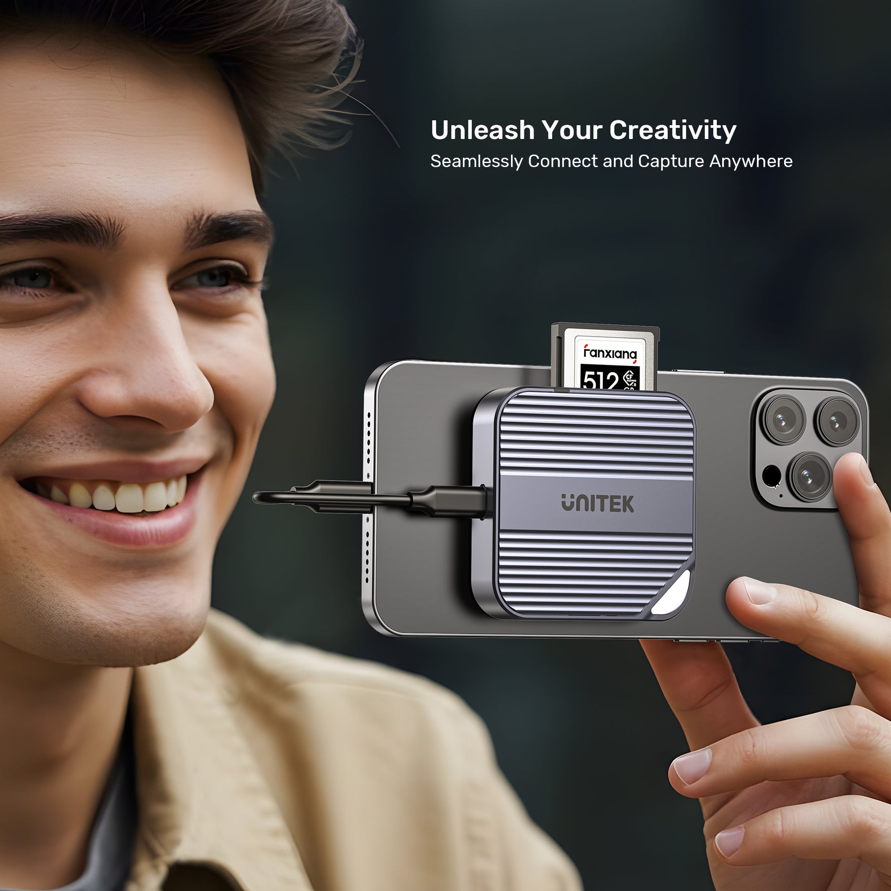 Magnetic CF Express Type B Card Reader