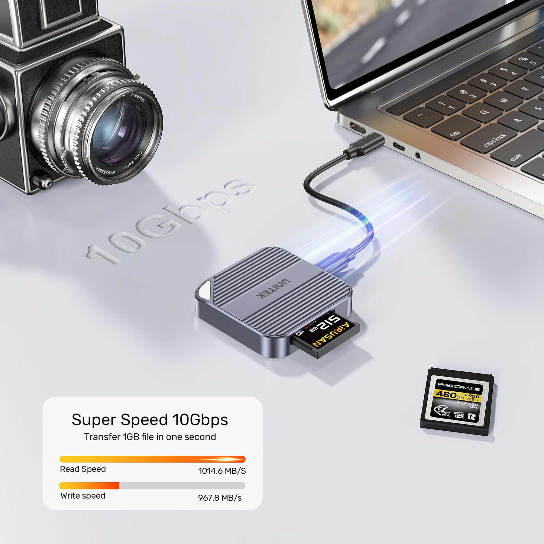 Magnetic CF Express Type B Card Reader