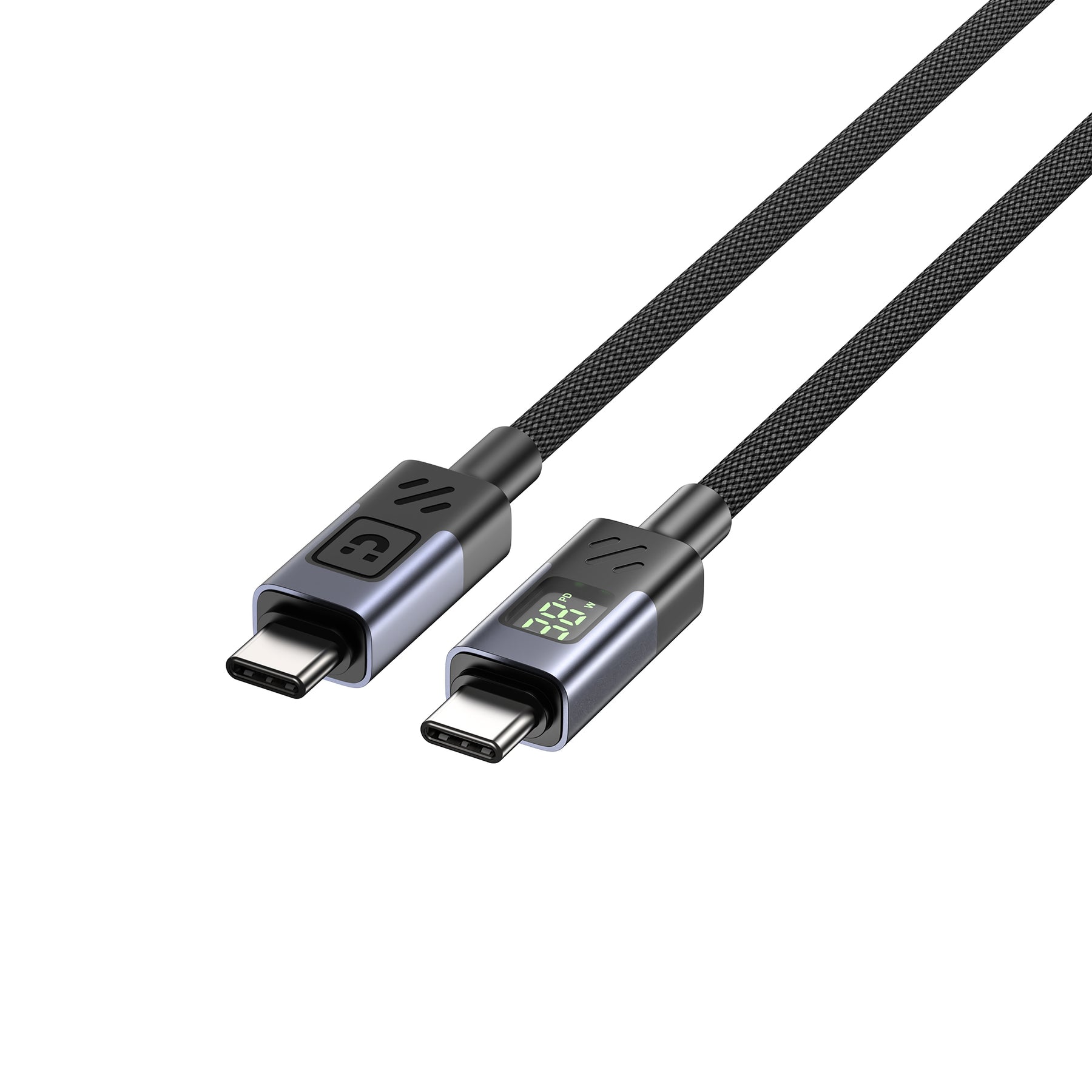 PD 60W USB-C Charging Cable with LED Display