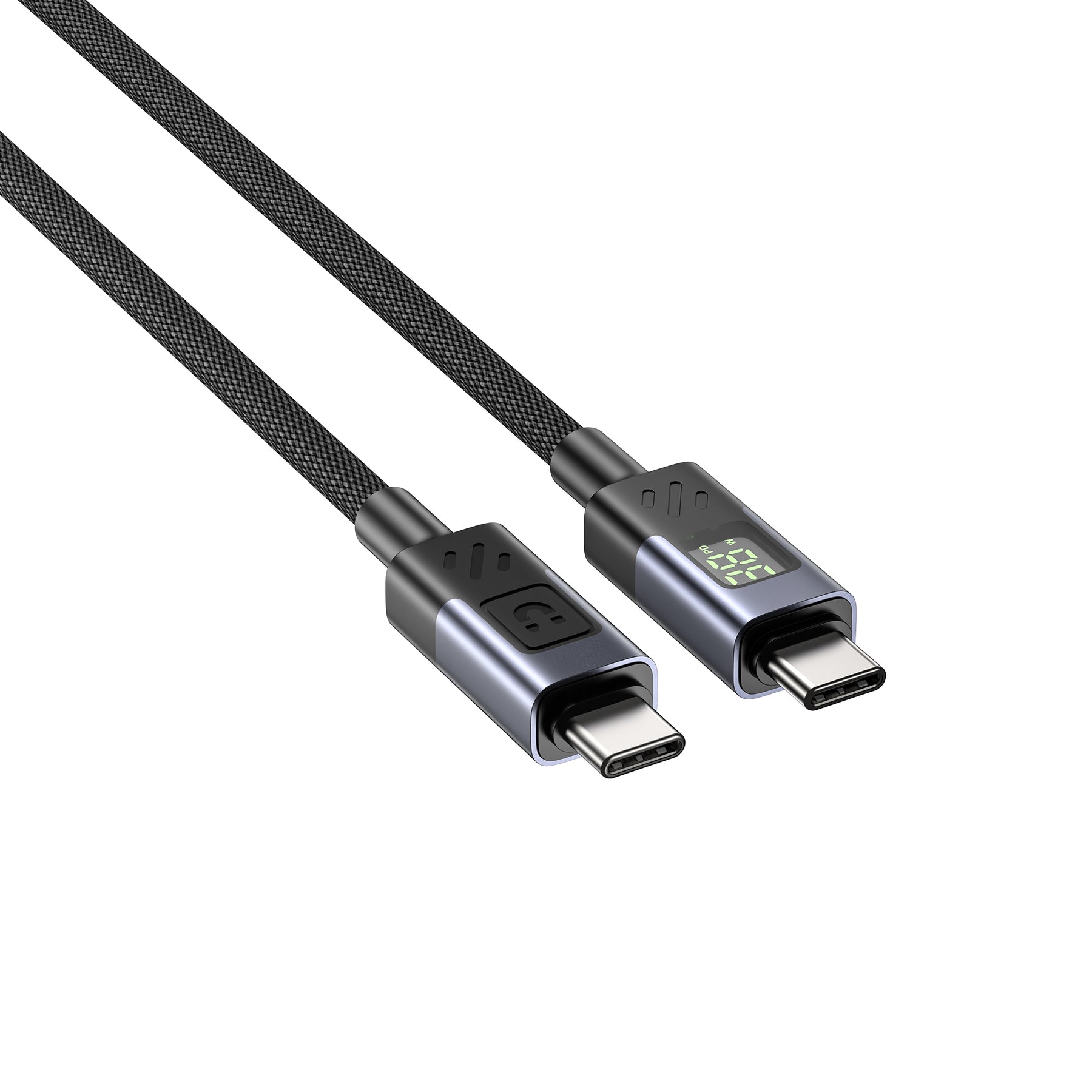 PD 60W USB-C Charging Cable with LED Display
