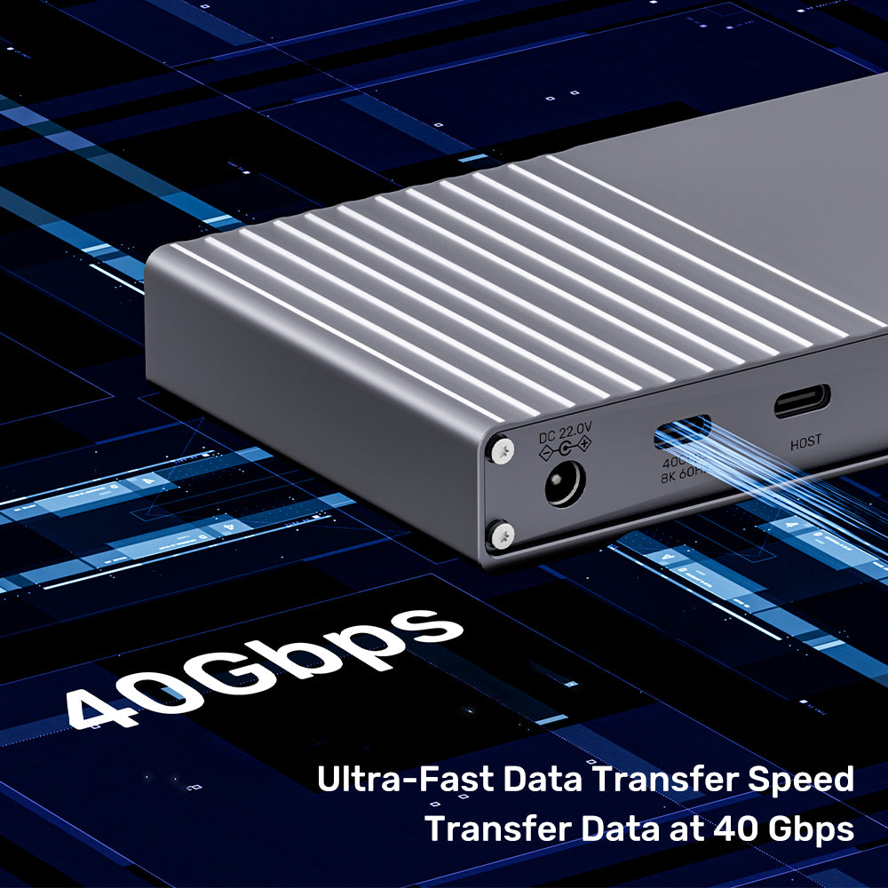 三螢幕 USB4 40Gbps 擴充基座