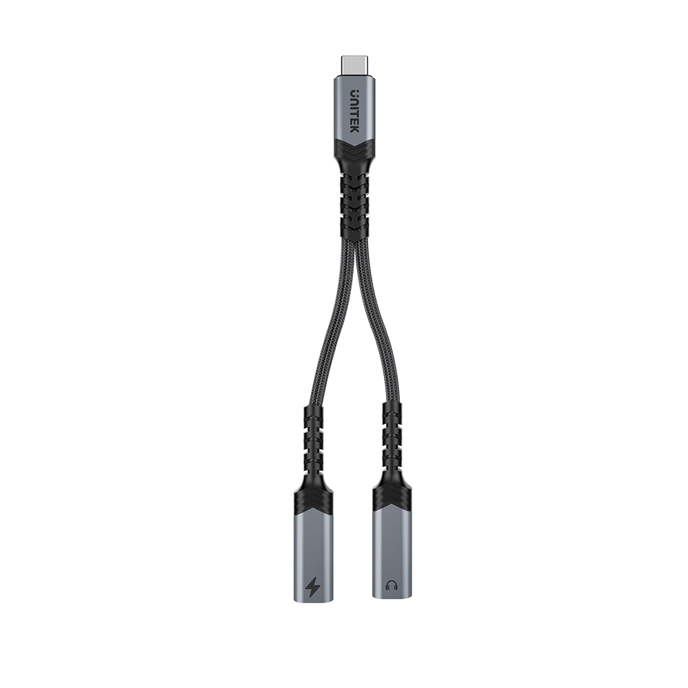 USB-C to USB-C 音訊及 PD 充電轉接器