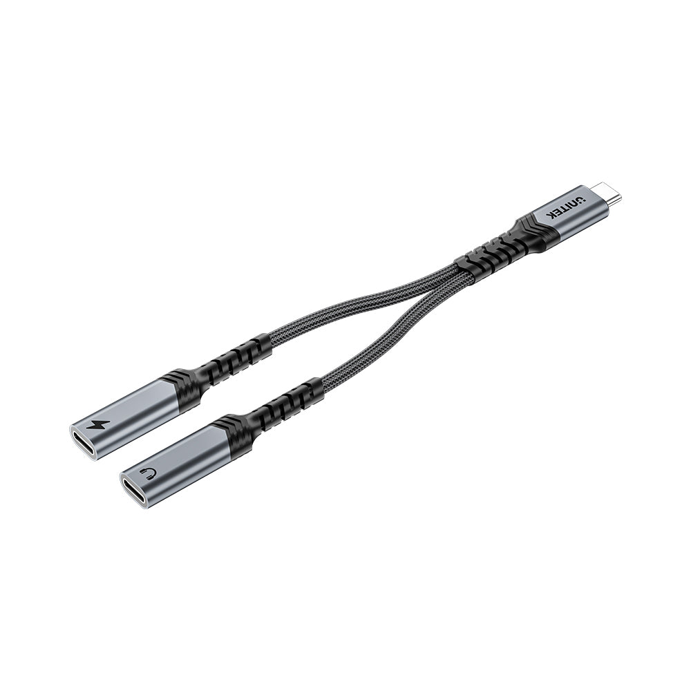 USB-C to USB-C 音訊及 PD 充電轉接器