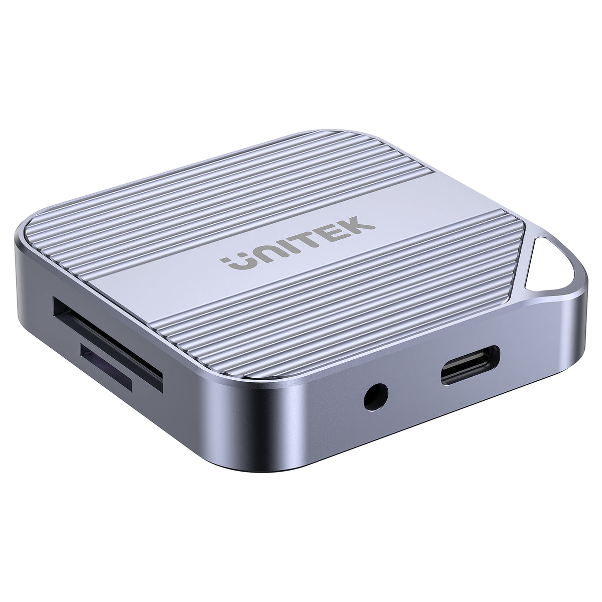 磁吸 SD/Micro SD 卡讀取器 (PD100W) 支援4K@60Hz 連 Audio/Microphone輸出