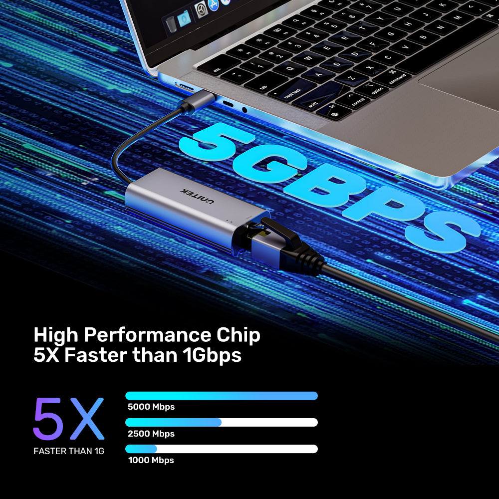 USB-C 5Gbps乙太網路適配器