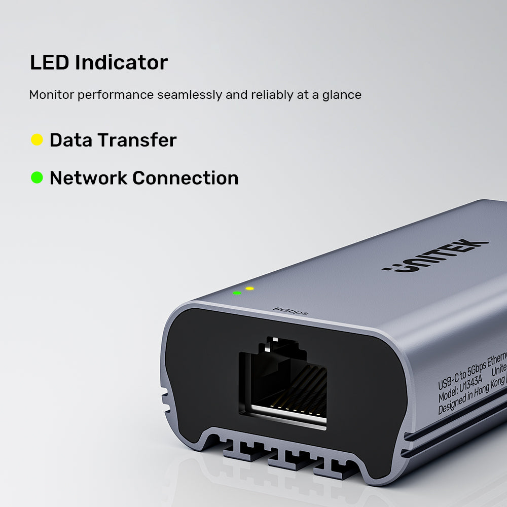 USB-C 5Gbps乙太網路適配器