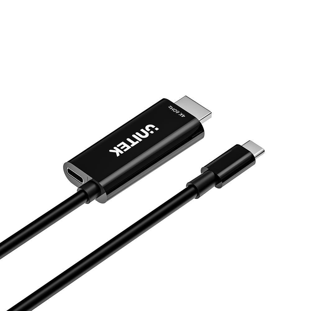 USB-C 轉 HDMI 4K@60Hz 充電線,支援 PD 100W