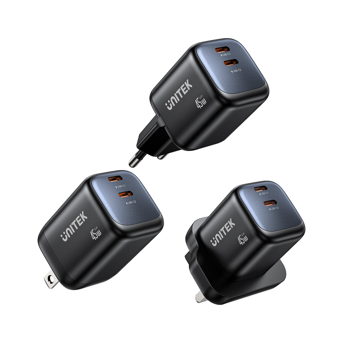 Unitek Zeno 45W GaN 氮化鎵快速充電器