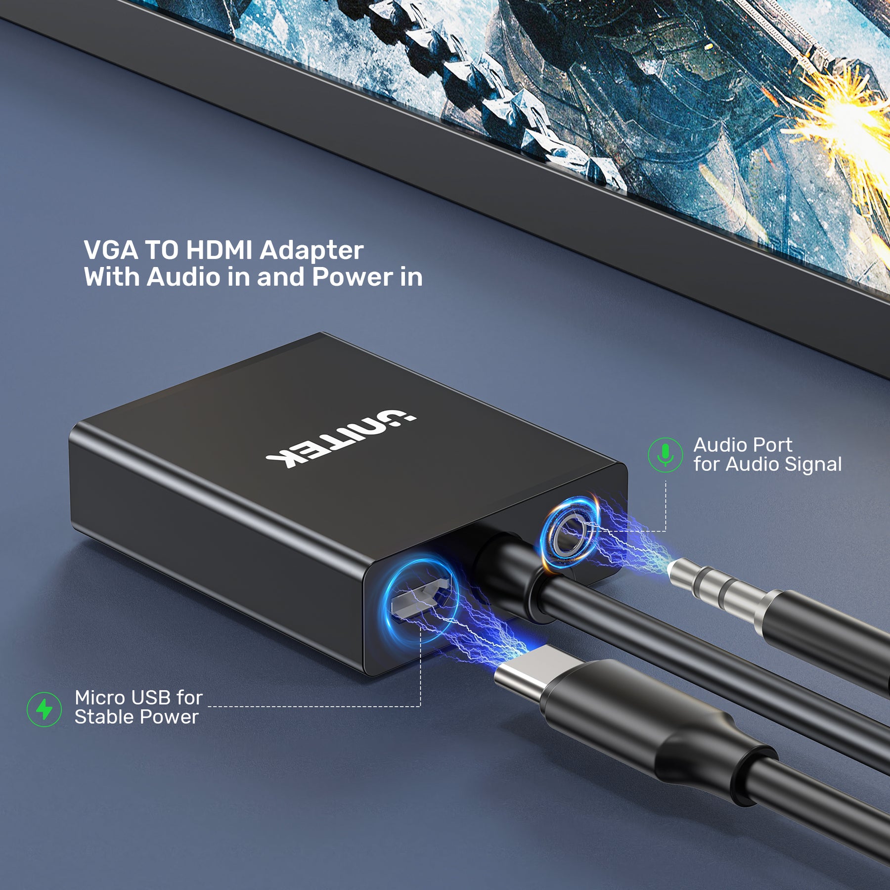 VGA 轉 HDMI 轉換器