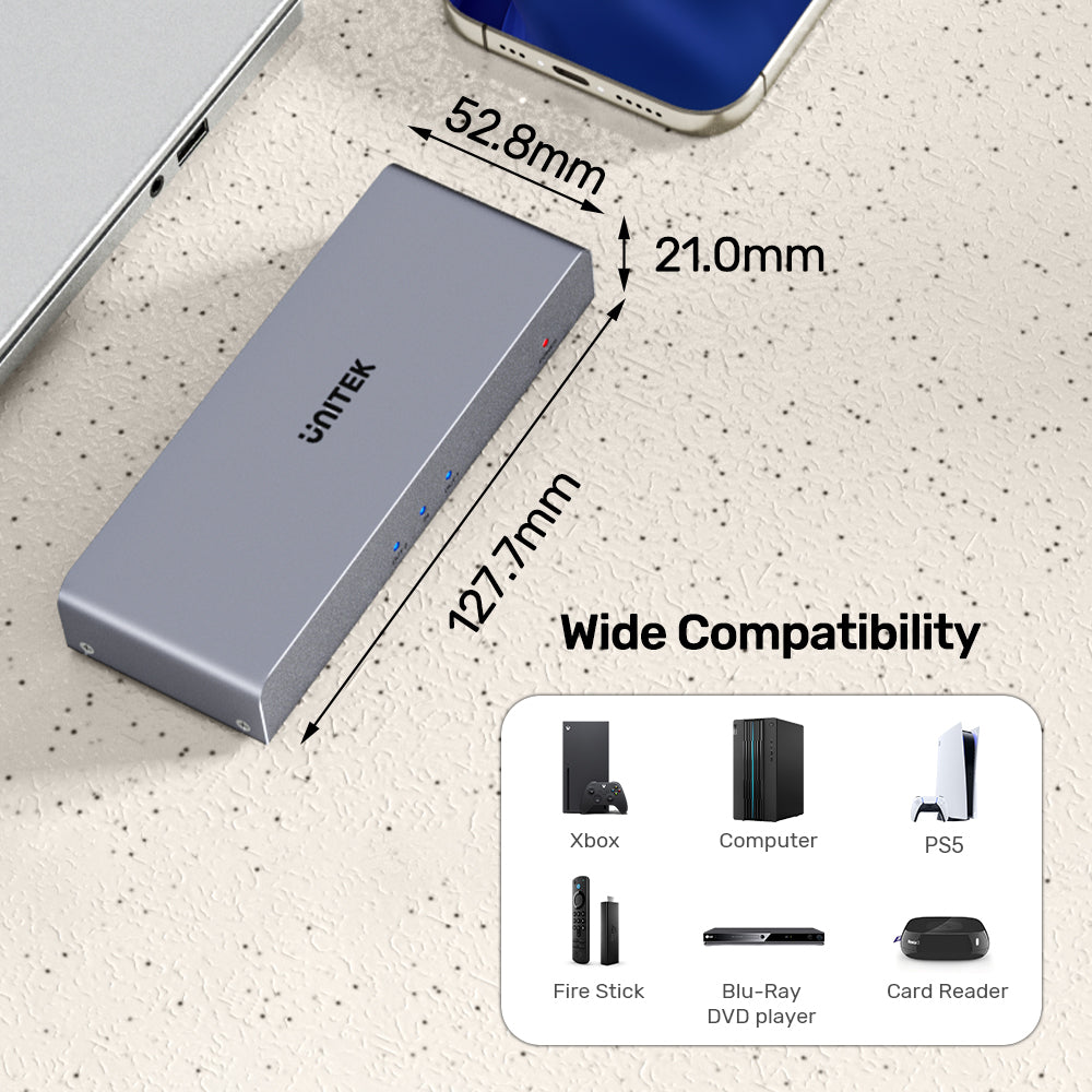 4K HDMI 分配器 (1入2出)