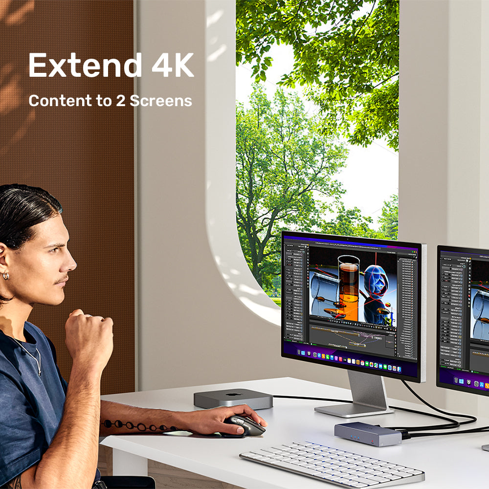 4K HDMI 分配器 (1入2出)
