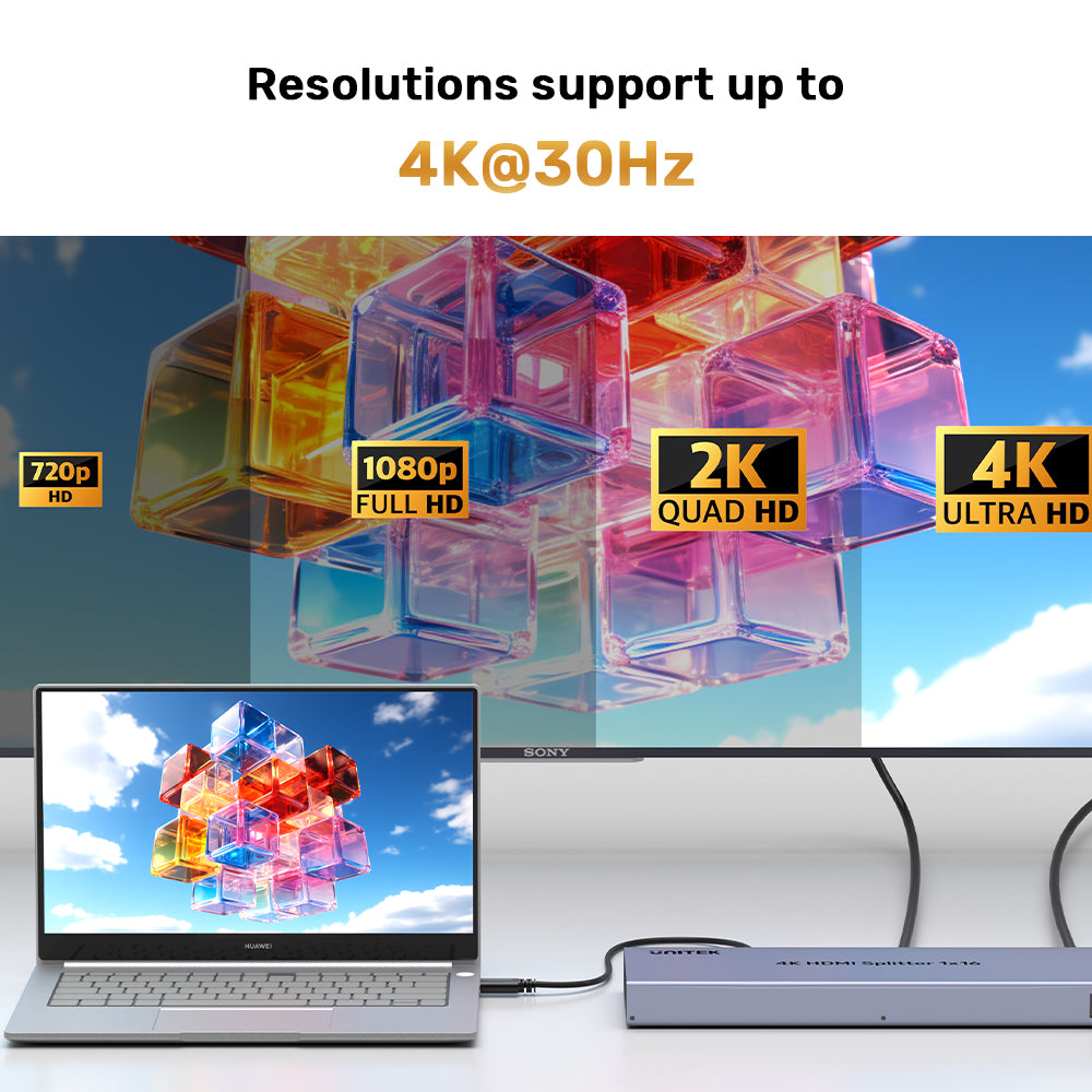 4K HDMI 分配器 (1入16出)