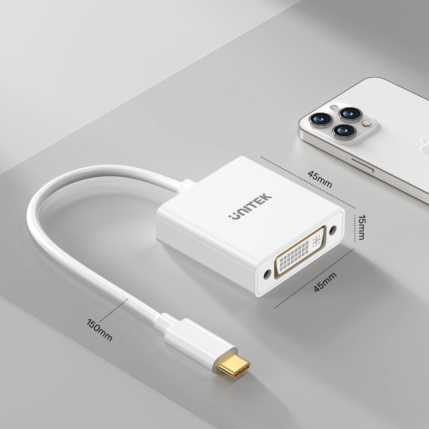 USB-C 轉 DVI 轉換器