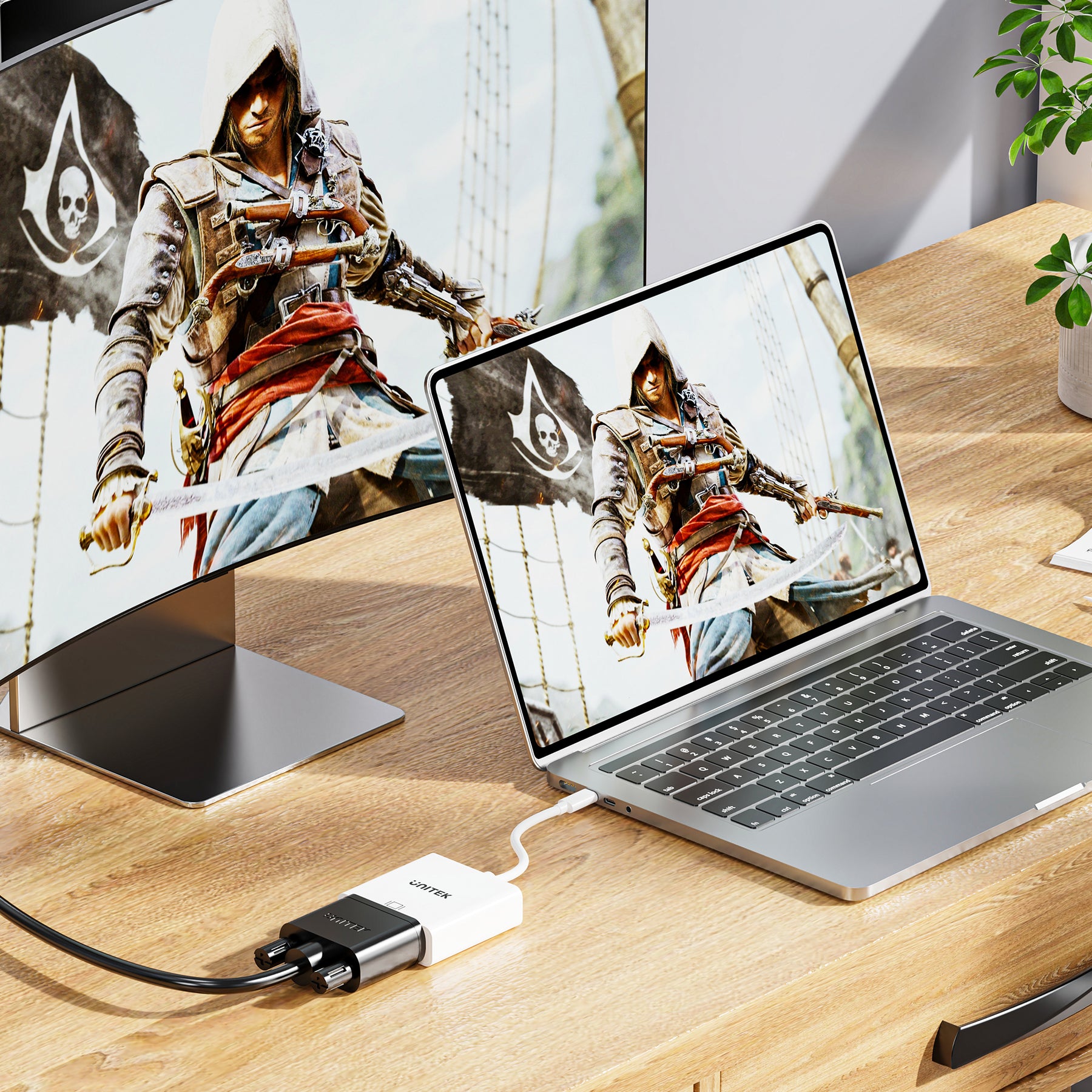 USB-C 轉 DVI 轉換器