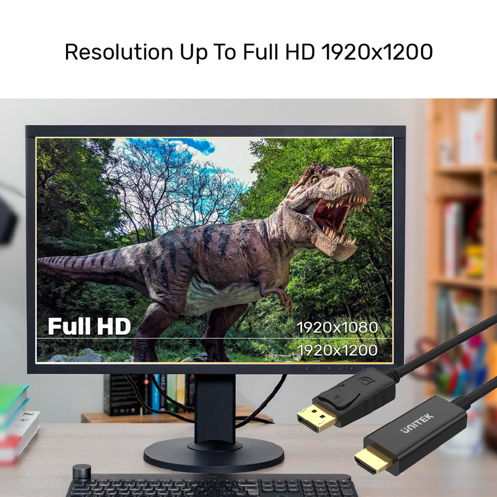 DisplayPort 轉 HDMI 轉接線