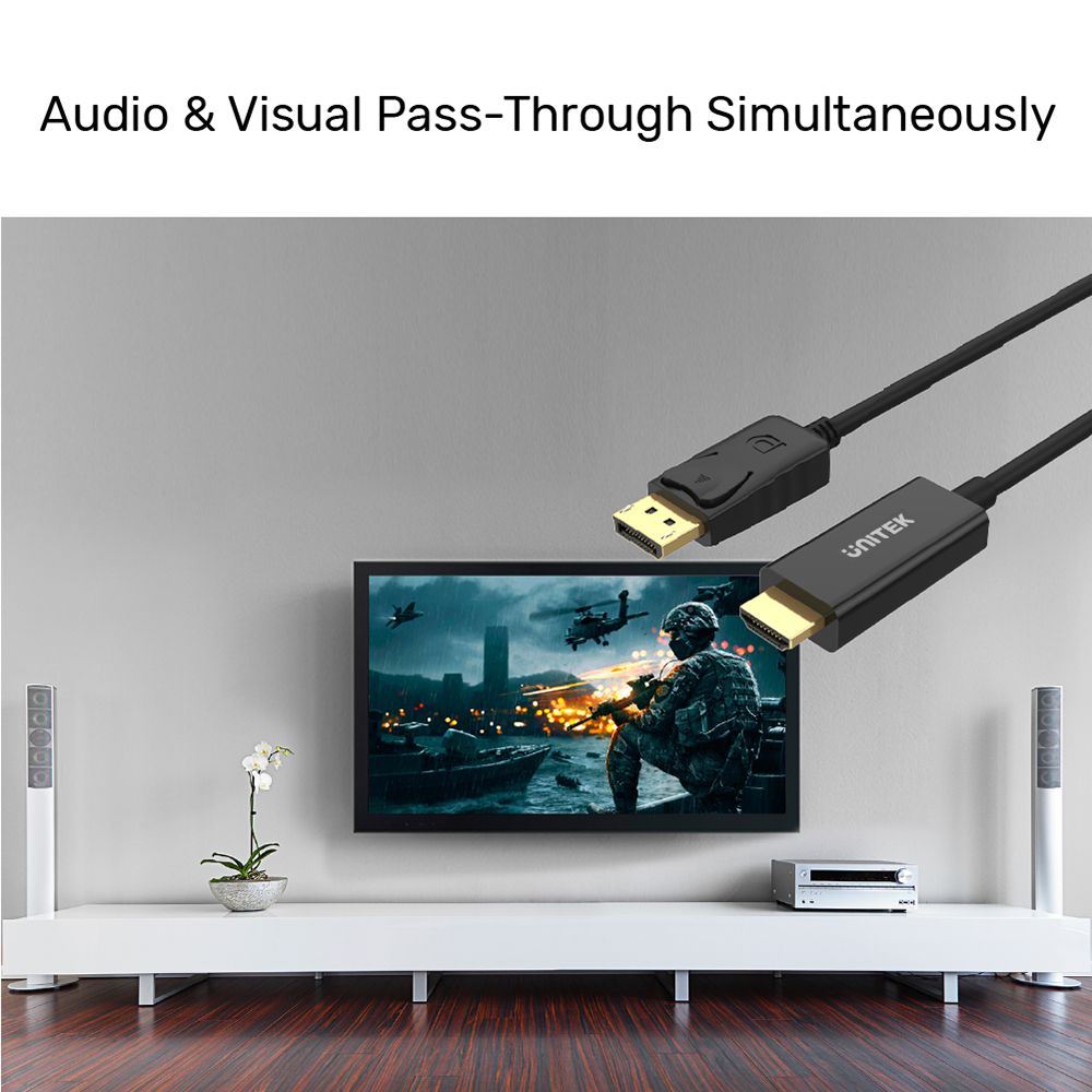 DisplayPort 轉 HDMI 轉接線
