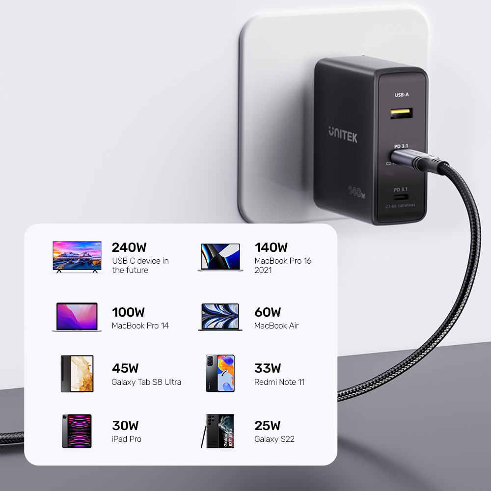 USB-C PD3.1 充電傳輸線