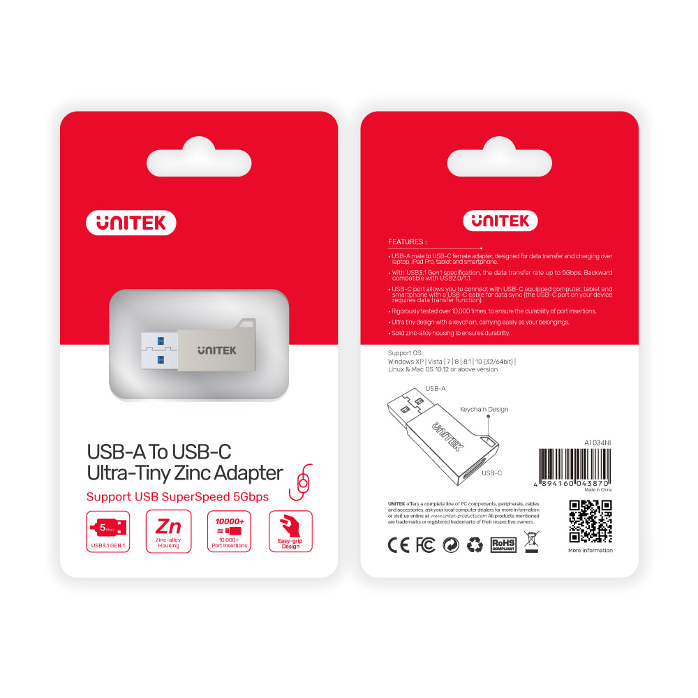 USB 3.0 to USB-C Adapter