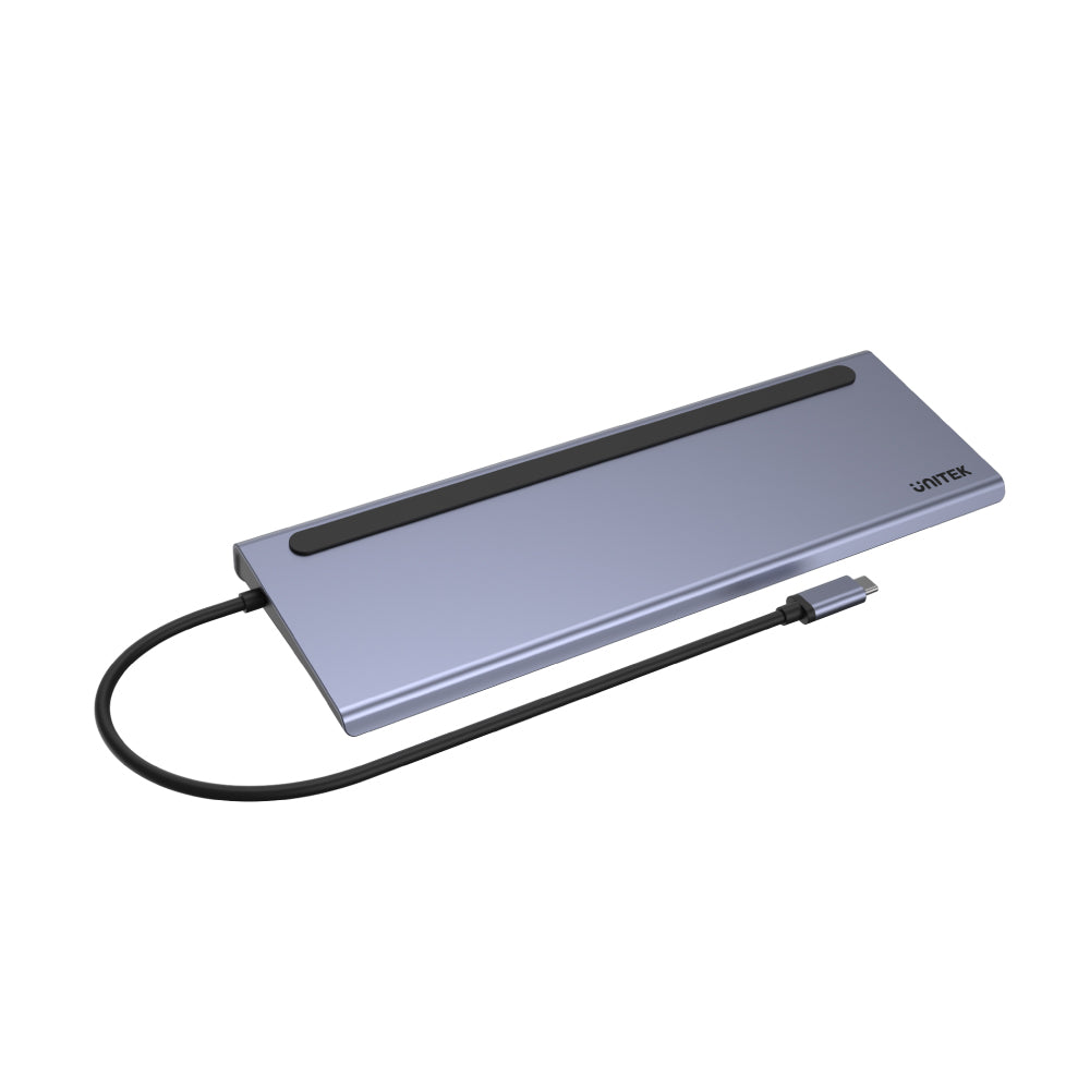 uHUB 11+ 11 合 1 多媒體 USB-C Hub (雙HDMI、MST 多螢幕獨立擴展 和 USB-PD 100W)