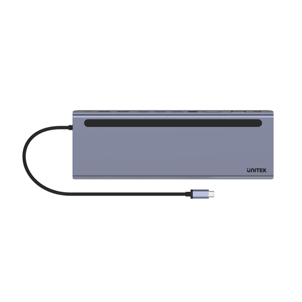 uHUB 11+ 11 合 1 多媒體 USB-C Hub (雙HDMI、MST 多螢幕獨立擴展 和 USB-PD 100W)