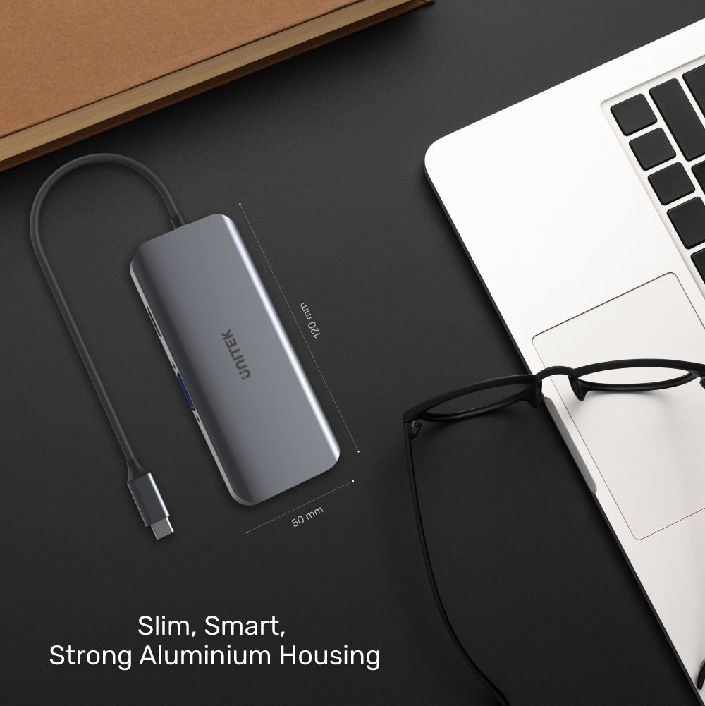 uHUB N9+ 9 合 1 多媒體 USB-C Hub (支援雙螢幕4K HDMI 和 USB-PD 100W)