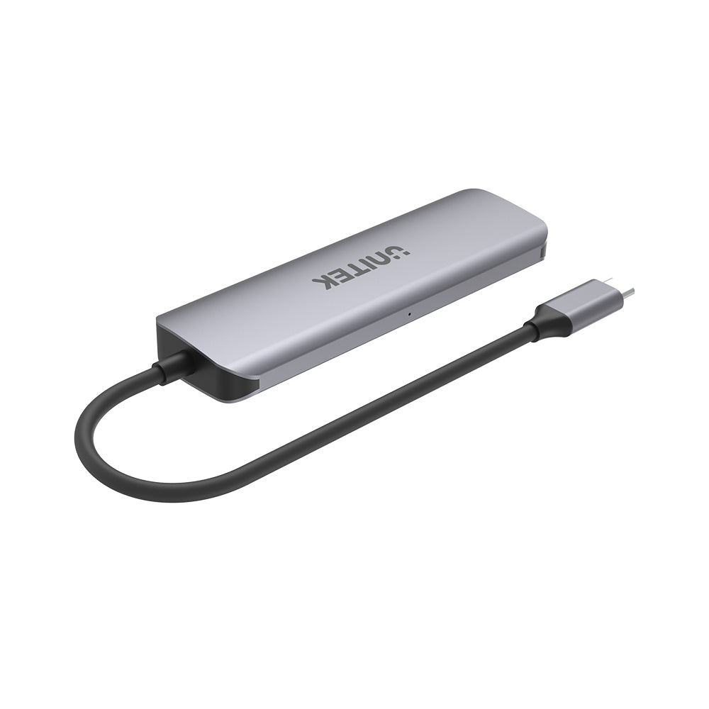 uHUB P5+ 6-in-1 USB-C Hub with HDMI, 100W Power Delivery and Dual Card Reader