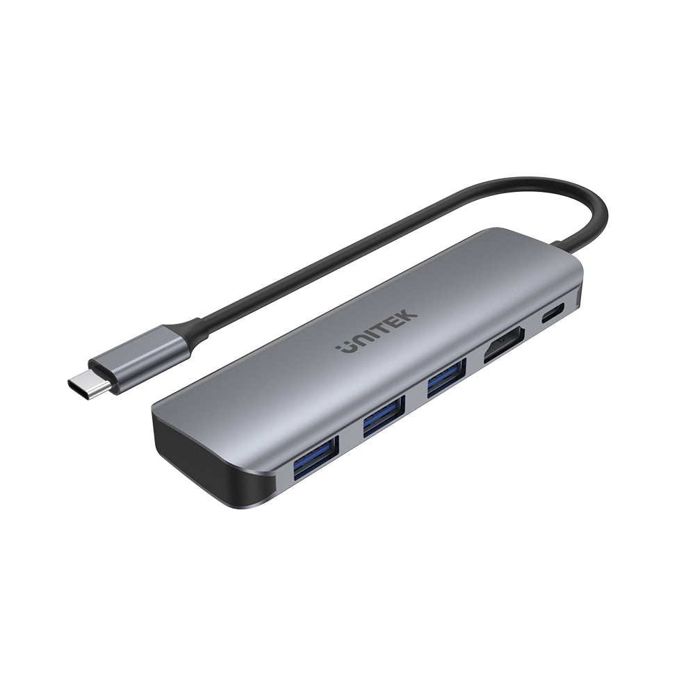 uHUB P5+ 5-in-1 USB-C Hub with HDMI and 100W Power Delivery
