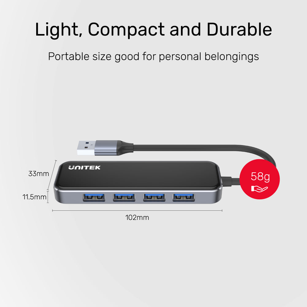 uHUB Q4 Exquisite 4 Ports USB 3.0 Hub