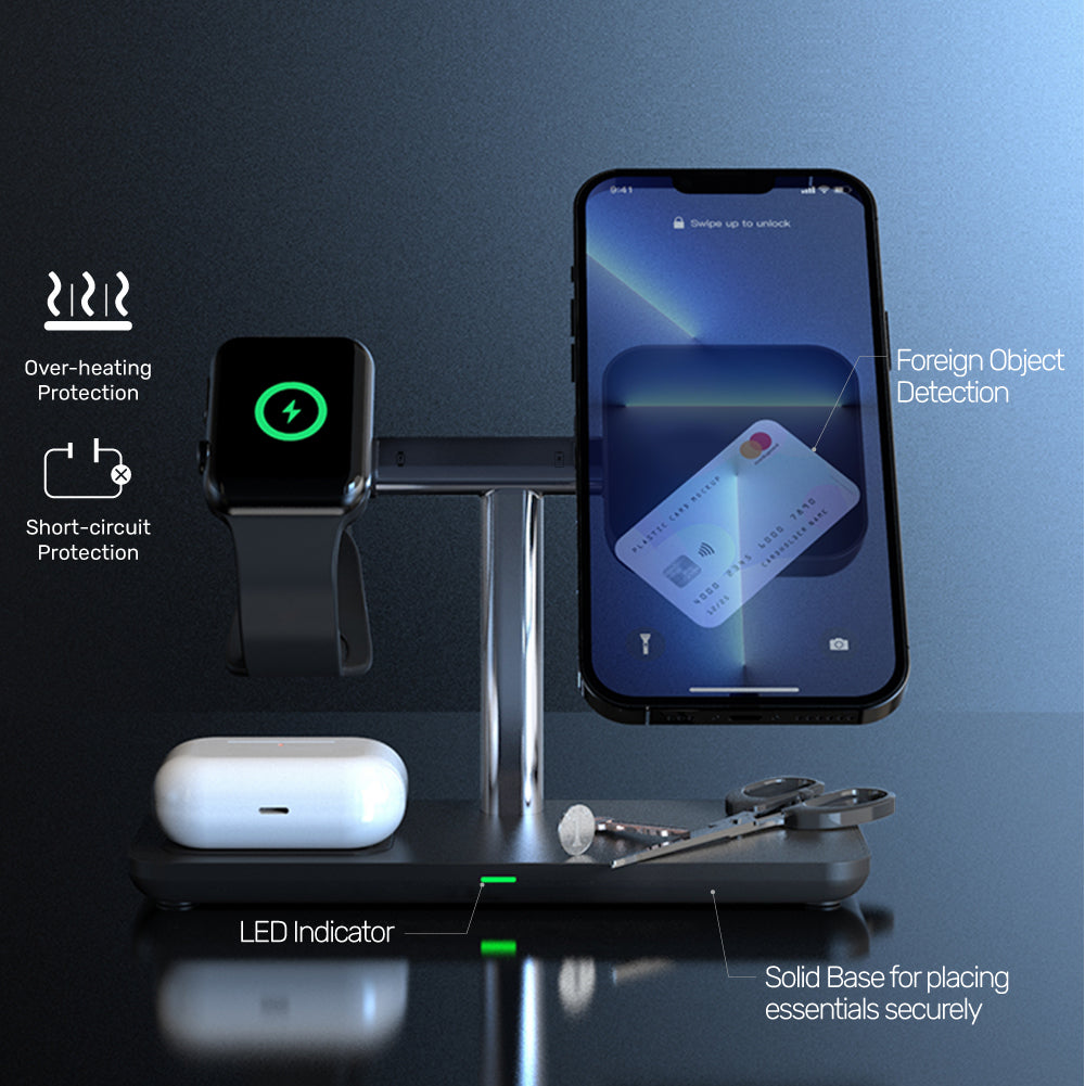 MagMighty TRI 3 合 1 磁吸無線充電分離式支架