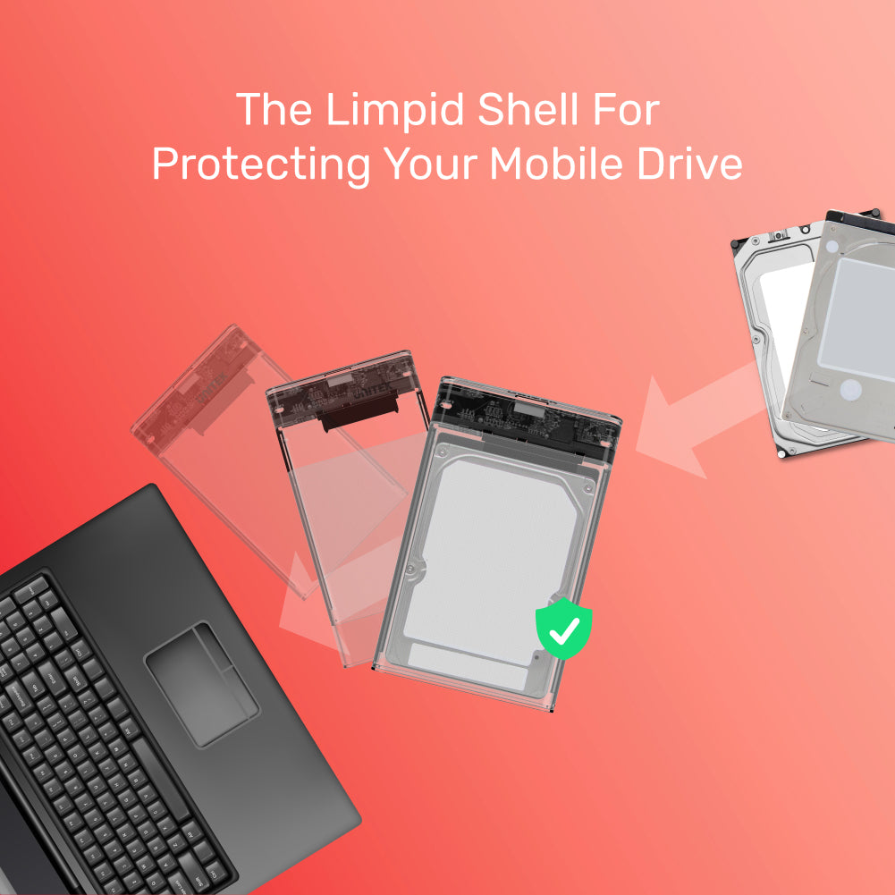 DiskGuard Limpid R USB 3.0 to SATA III 2.5 HDD/SSD HDD & SSD Enclosure