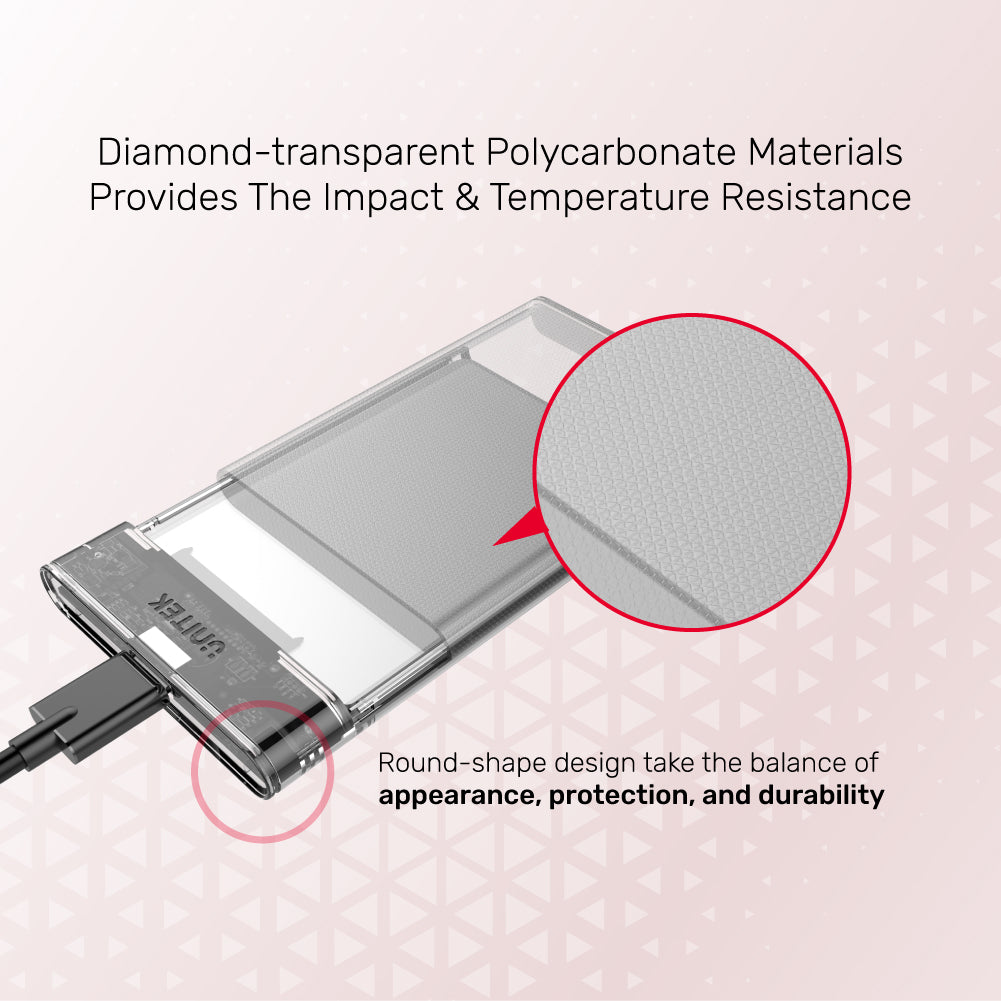 DiskGuard Limpid R USB 3.0 to SATA III 2.5 HDD/SSD HDD & SSD Enclosure