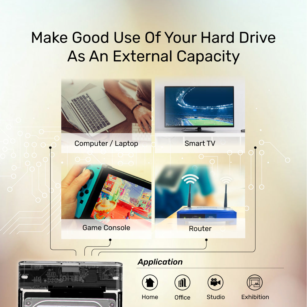 DiskGuard Limpid R USB 3.0 to SATA III 2.5 HDD/SSD HDD & SSD Enclosure