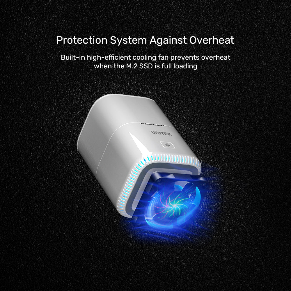 SyncStation Marshmallow M.2 NVMe 雙槽 USB-C 硬盤座 (具離線複製功能)
