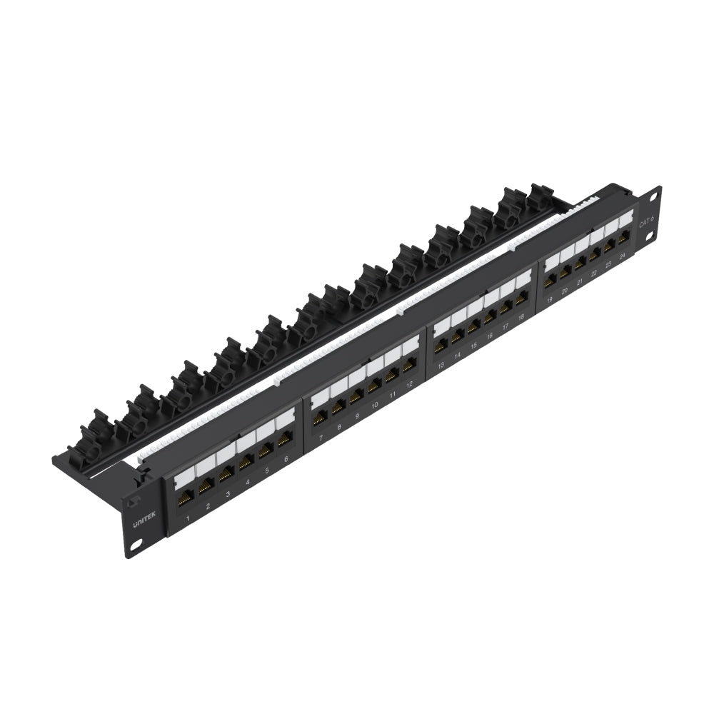 Cat 6 UTP 24 Ports RJ45 Patch Panel