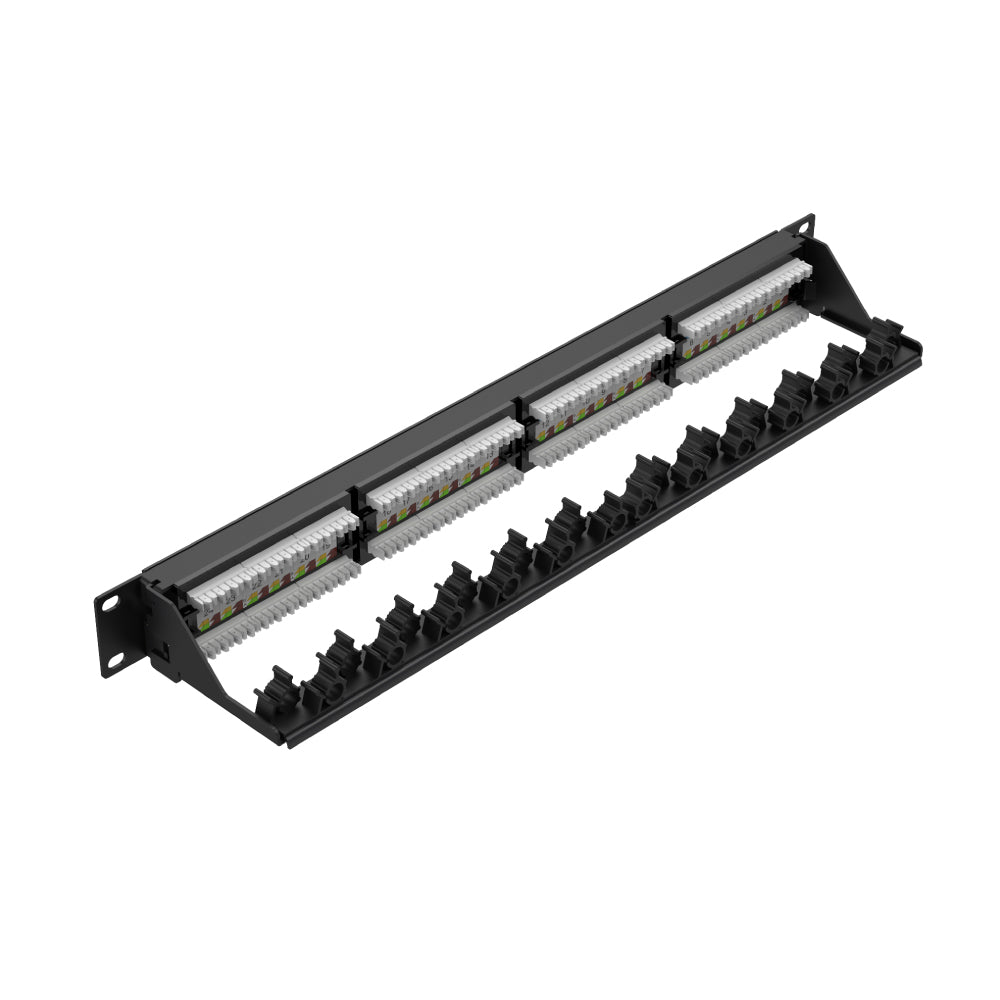 Cat 6 UTP 24 Ports RJ45 Patch Panel