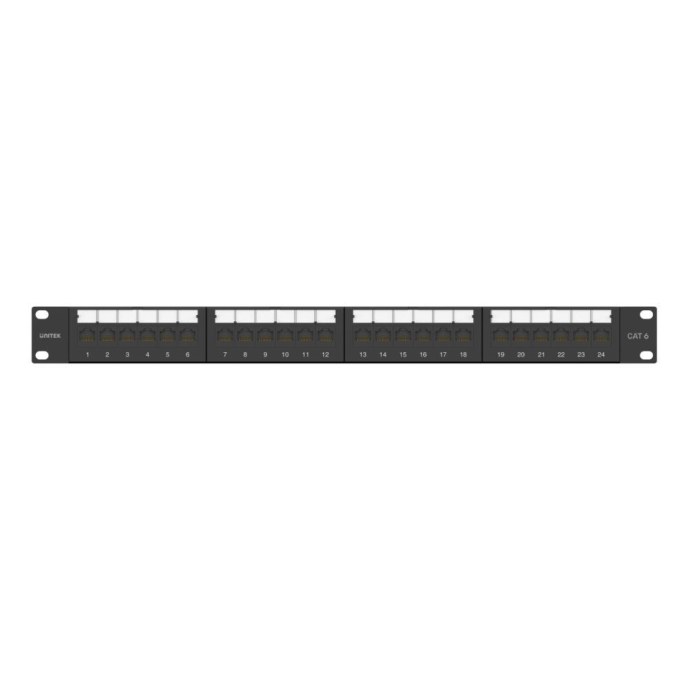 Cat 6 UTP 24 Ports RJ45 Patch Panel