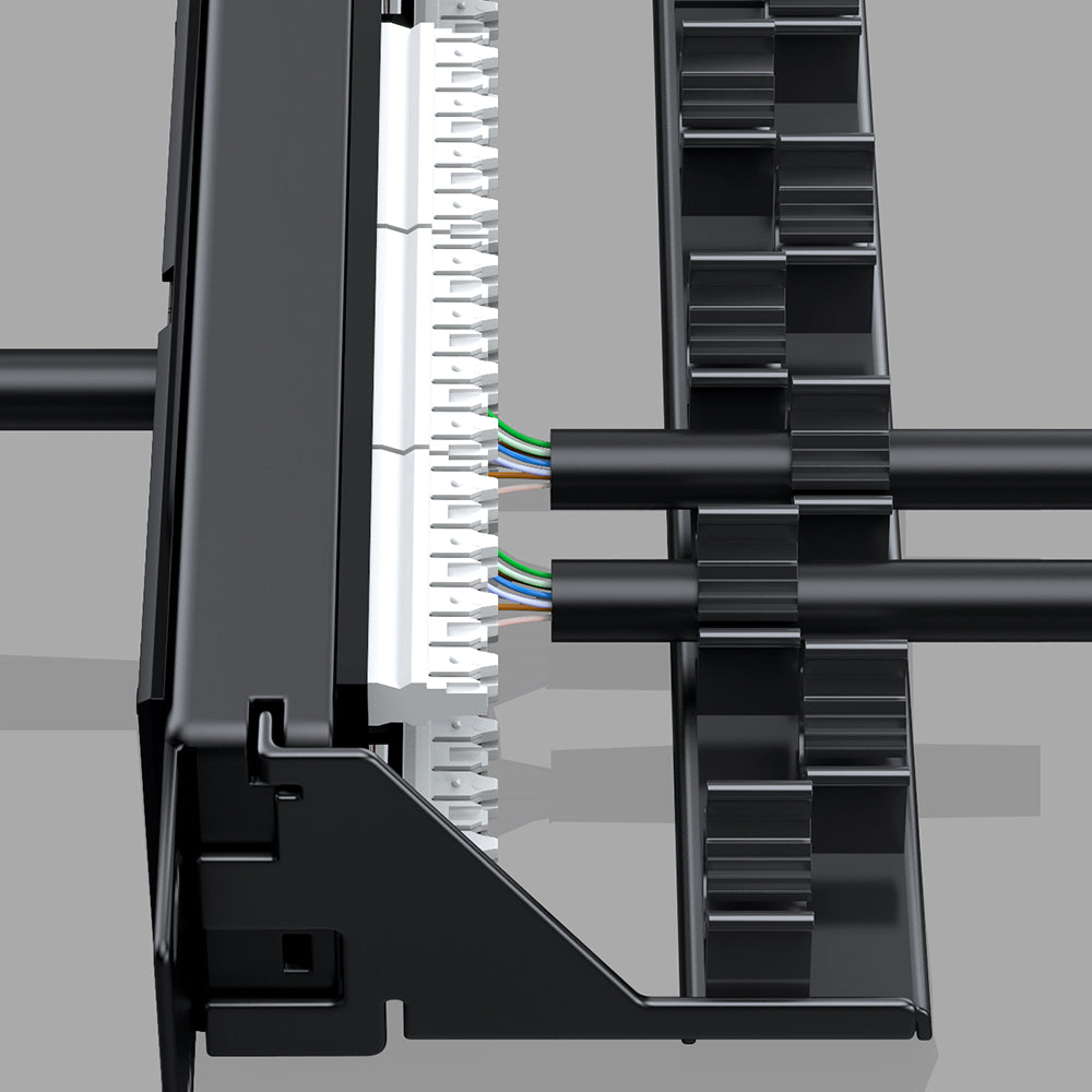 Cat 6 UTP 24 Ports RJ45 Patch Panel