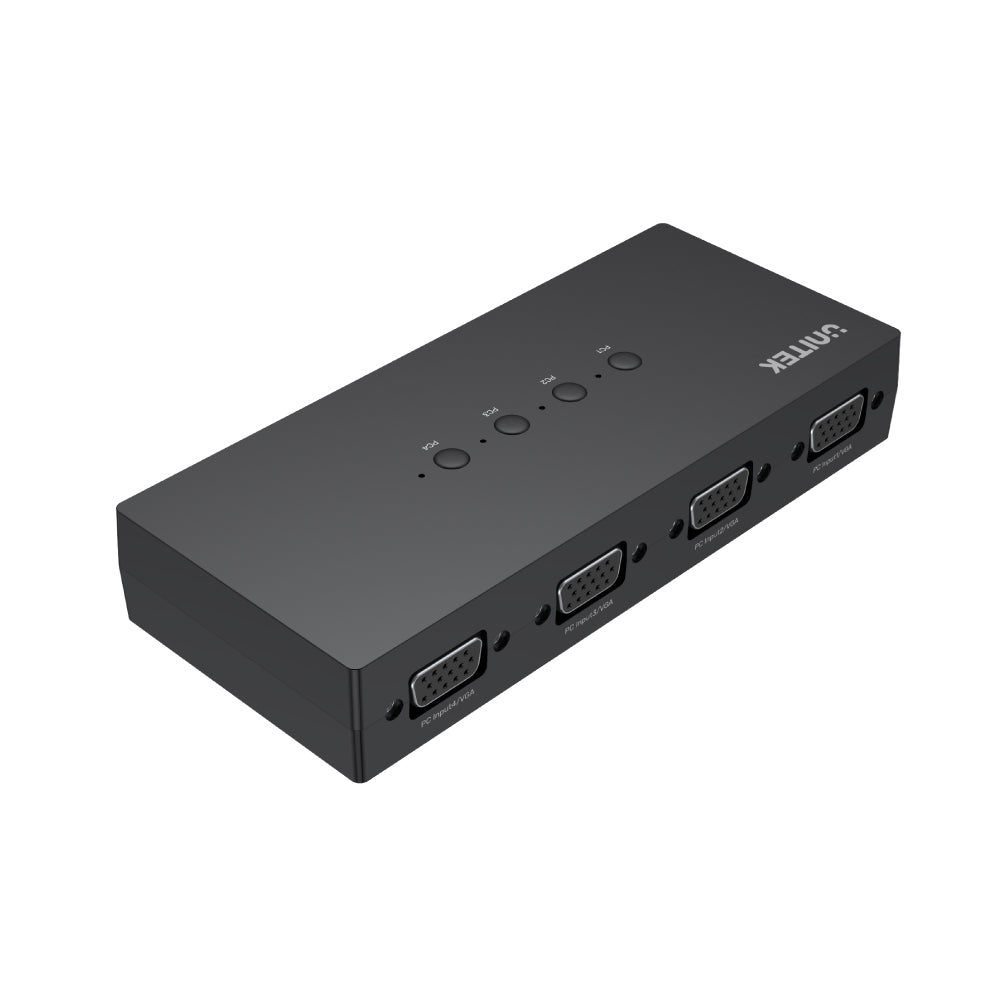 Full HD 1080P VGA KVM Switch 4 In 1 Out